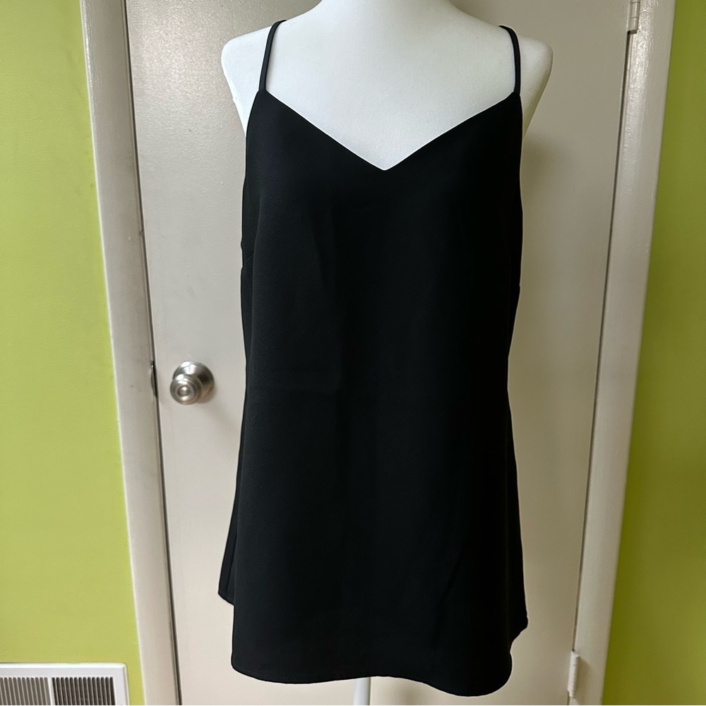 NWT - Banana Republic Black Sleeveless Blouse